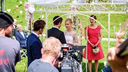 Sturm der Liebe Making-of der Traumhochzeit Sebastian Luisa