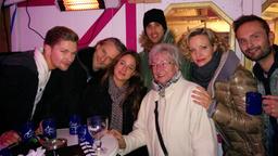 Sturm der Liebe Weihnachtsmarkt 2014 München Pink Christmas: Melanie Wiegmann, Erich Altenkopf, Hanno Dobiat, Michael Sandorov, Julia Newrkla und Kai Albrecht