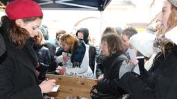 Sturm der Liebe Weihnachtsmarkt 2015 München Sendlinger Tor: Christin Balogh