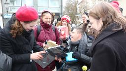 Sturm der Liebe Weihnachtsmarkt 2015 München Sendlinger Tor: Christin Balogh