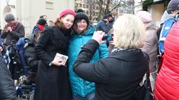 Sturm der Liebe Weihnachtsmarkt 2015 München Sendlinger Tor: Christin Balogh