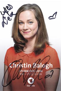 Autogrammkarte von Christin Balogh