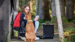 Bei einem Spaziergang trifft Lucy (Jennifer Siemann) auf Spürhund Argo, der sie zum Bootshaus führt. Lucy kann kaum glauben, was sie dort findet ...