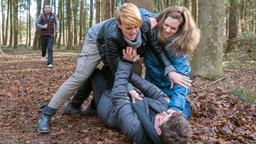 Sturm der Liebe Folge 2185 18.03.2015: Nils und Tina retten Jonas vor Mels Schlägen