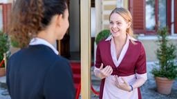 Lucy (Jennifer Siemann) erzählt Vanessa (Jeannine Gaspár) fasziniert von Joells Einfühlungsvermögen.