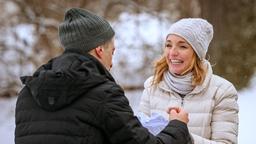 Robert (Lorenzo Patané) und Lia (Deborah Müller) sind überglücklich, dass sie keine Geschwister sind.