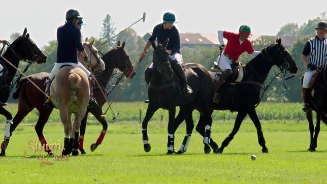 Backstage beim Poloturnier